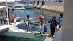 Getting on/off the boat